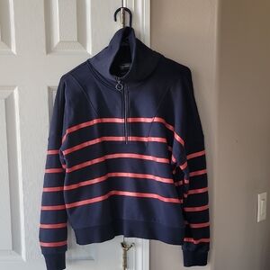 Carbon38 Navy Quarter-Zip Pullover